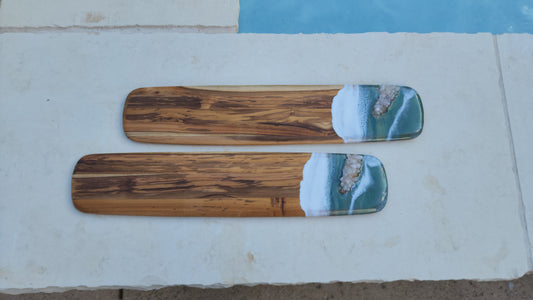 Pair of Green & White Boards