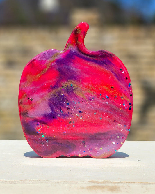 Pink and Violet Medium Pumpkin #2